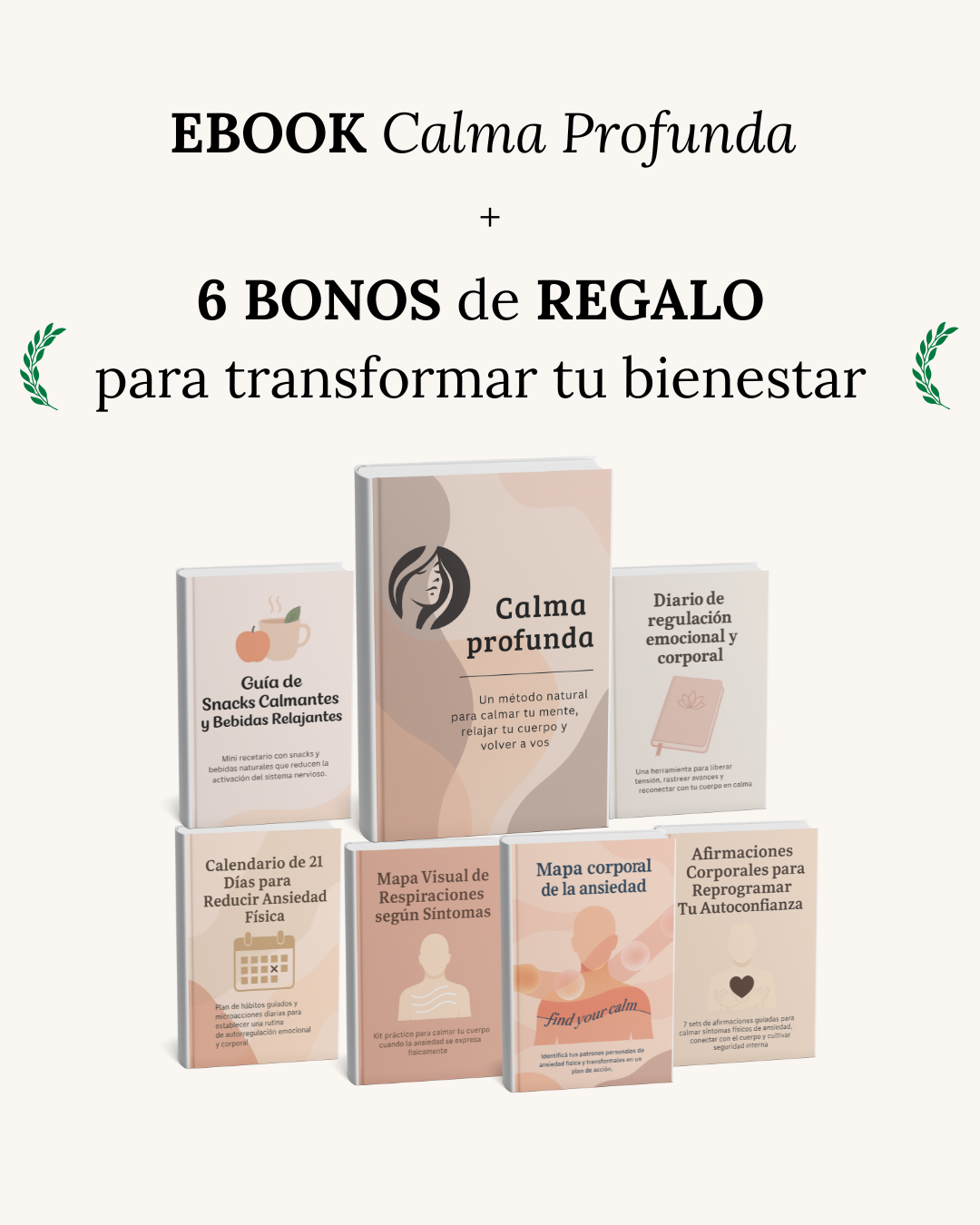 Calma profunda: Libera los sintomas fisicos de la Ansiedad en 7 dias